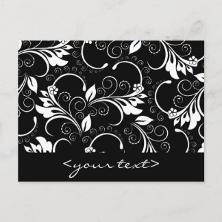 Postal flores vintage