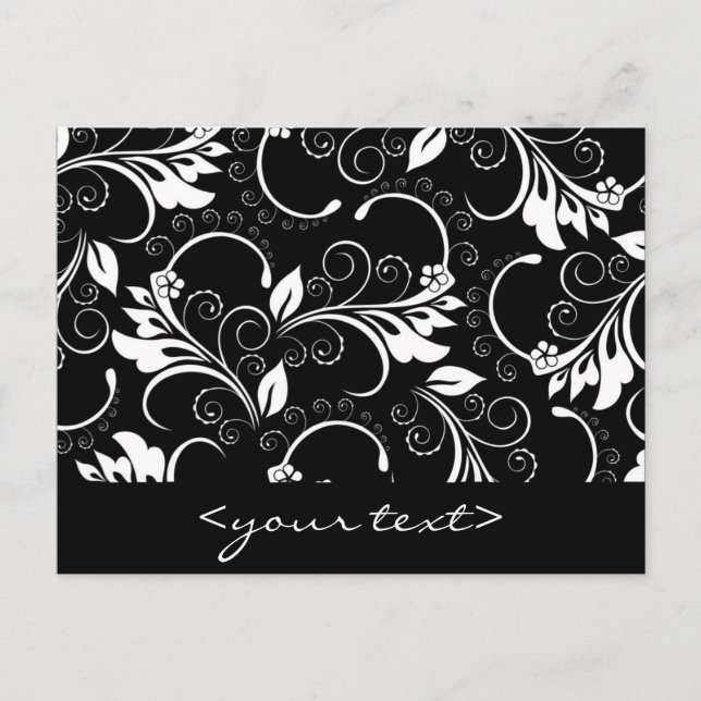 Postal flores vintage (Anverso)