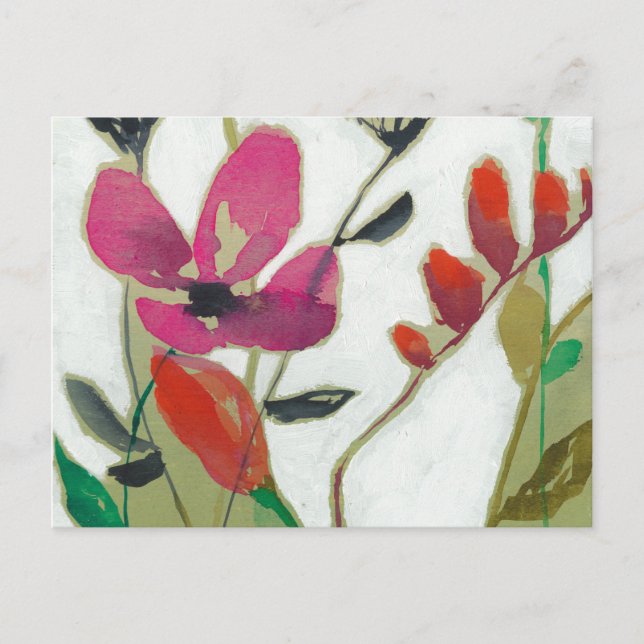 Postal Flores Vivid I (Anverso)