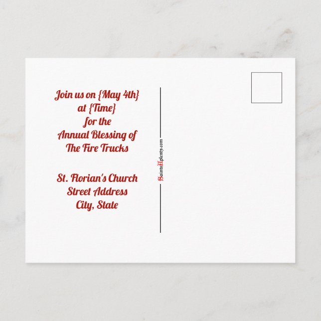 Postal Florian de Lorch (BK 32) (Reverso)