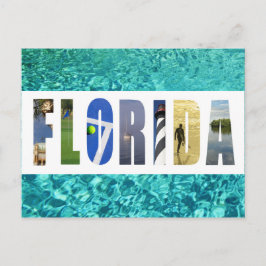 Postal Florida Beach Ocean Travel Photo