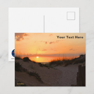 Postal Florida Beach Sunset