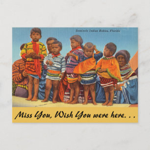 Postal Florida, bebés seminolinos