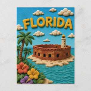 Postal Florida Dry Tortugas Modern KLAYKOO