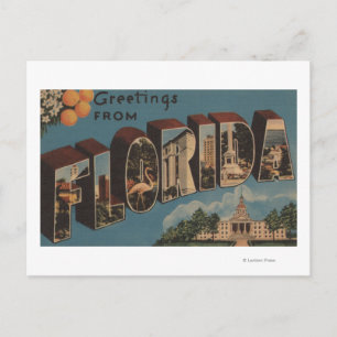 Postal Florida (Edificio Capital) - Letra grande