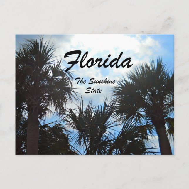 Postal Florida, el Estado del Sol (Anverso)