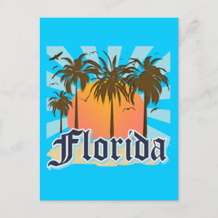 Postal Florida El Estado Sunshine Estados Unidos