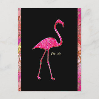 Postal Florida Flamingo Rosado Caliente