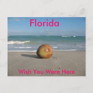 Postal FLORIDA, Ojalá Estuvieras Aquí, Postcard
