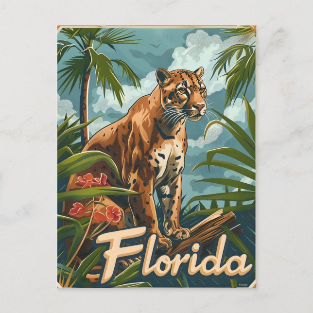 Postal Florida Panther (Anverso)
