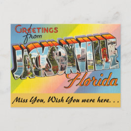 Postal Florida, saludos desde Jacksonville