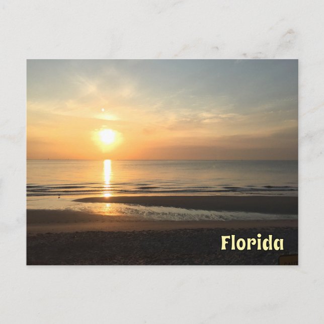Postal Florida Sunrise Coastal Morning Bliss (Anverso)