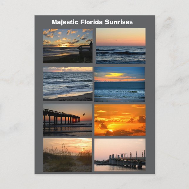 Postal Florida Sunrises (Anverso)