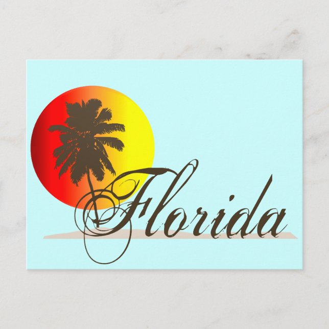 Postal Florida Sunset (Anverso)