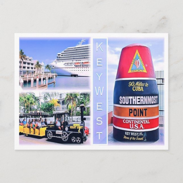 Postal Florida - Usa - Mosaic - (Anverso)