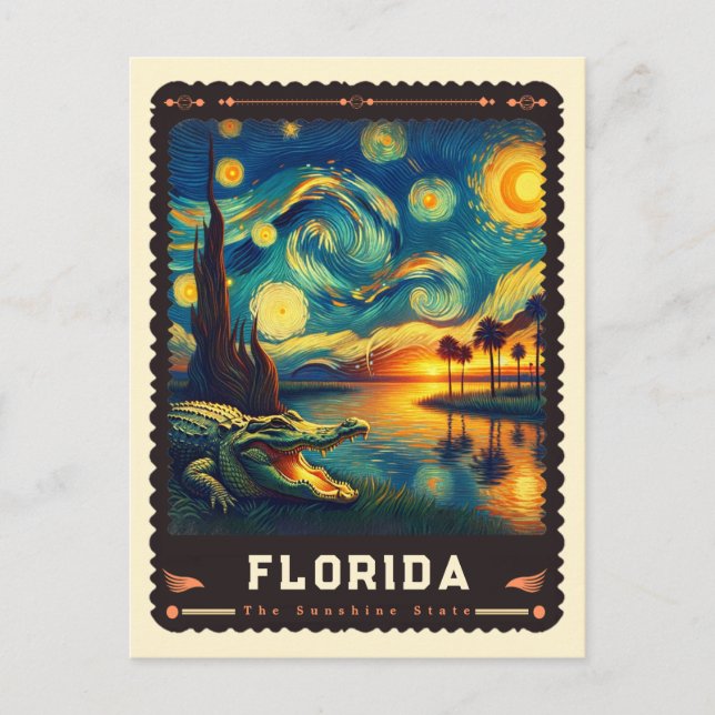 Postal Florida | Vincent Van Gogh Inspired (Anverso)