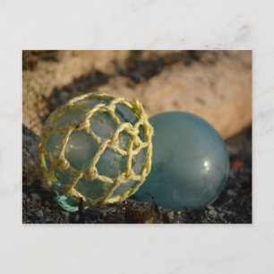 Postal Flota de pesca de vidrio japonesa