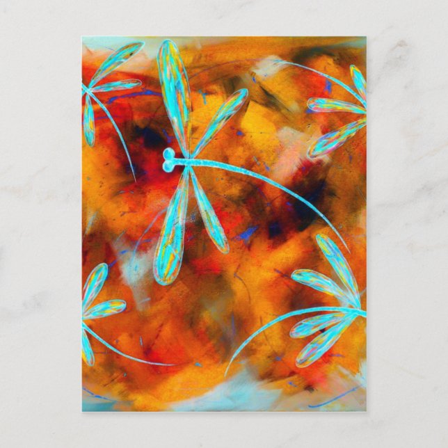 Postal Flota del desierto de la libélula (Anverso)