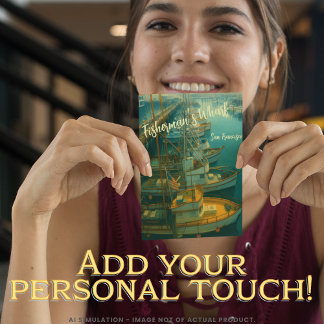 Postal Flota pesquera en Fisherman's Wharf, San Francisco