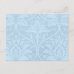 Postal Flourish azul