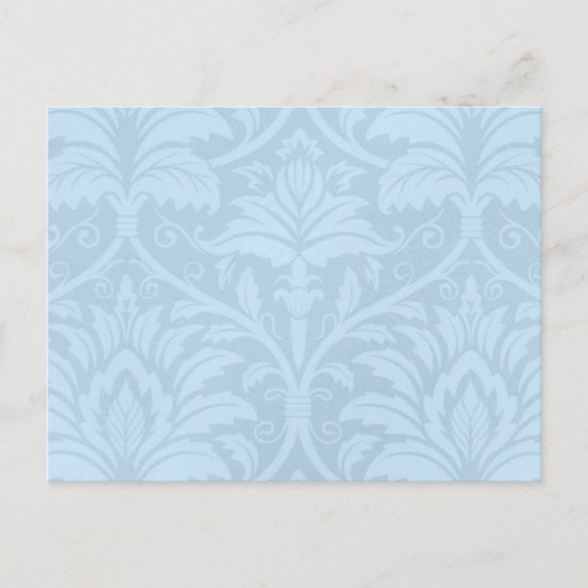Postal Flourish azul (Anverso)