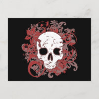 Flourishes Skull