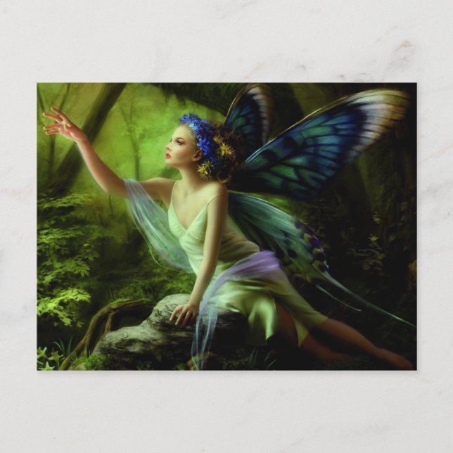 Postal Flower Butfly Fairy (Anverso)