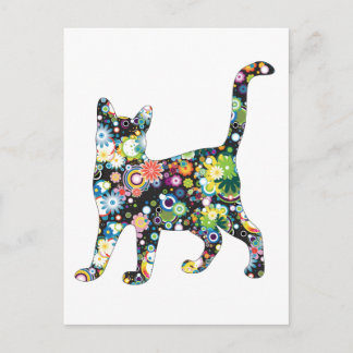 POSTAL FLOWER CAT