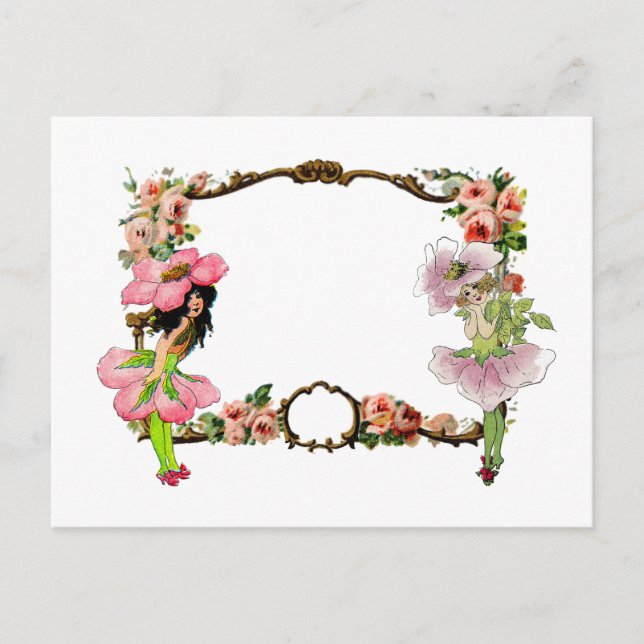 Postal Flower Fairies personalizadas (Anverso)