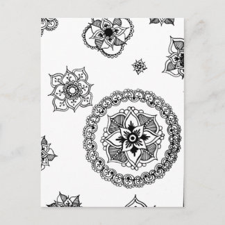 Postal Flower Medley Mandala