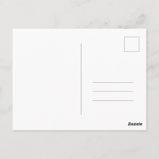 Postal Flower Post Card Postkarte (Reverso)