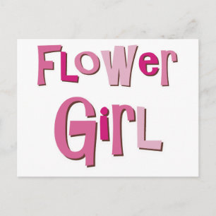Postal FlowerGirl Pink Brown