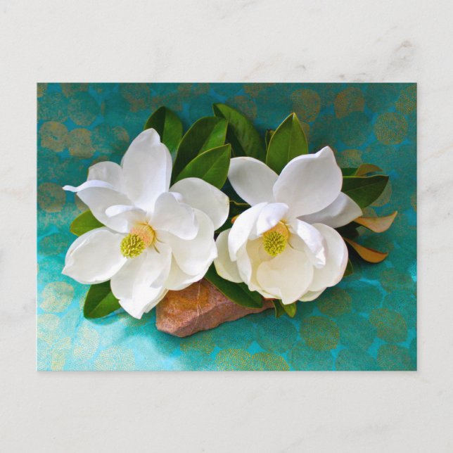 Postal Flowers | Magnolia Flower (Anverso)