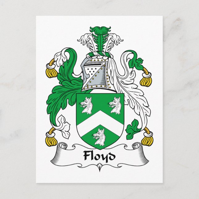 Postal Floyd Family Crest (Anverso)