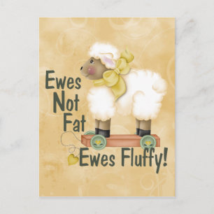 Postal Fluffy Ewes