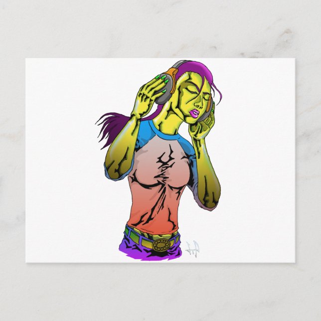 Postal Flujo (Anverso)