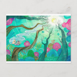 Postal Flujo como agua