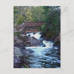 Postal Flujo desde el puente