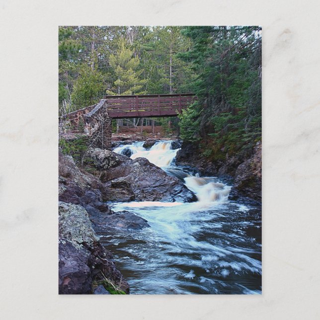 Postal Flujo desde el puente (Anverso)