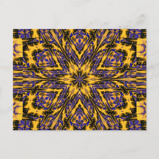 POSTAL FLUJOS DE SALVAJE PINTADOS 3 (Anverso)