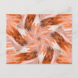 Postal FLUJOS SALVAJES EN PASTELES 5 Postcard