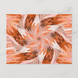 Postal FLUJOS SALVAJES EN PASTELES 5 Postcard