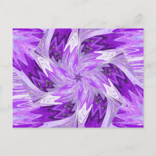 Postal FLUJOS SALVAJES EN PASTELES 6 Postcard