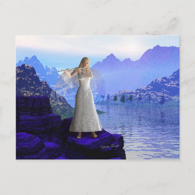 Postal Flute Angel 2 (Anverso)