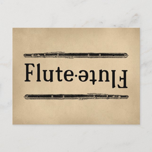 Postal Flute Vintage (Anverso)