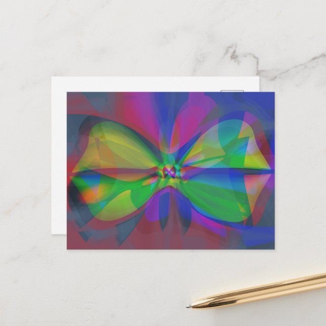 Postal Flutterbee (Anverso/Reverso In Situ)