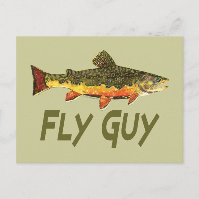 Postal Fly Fisherman (Anverso)