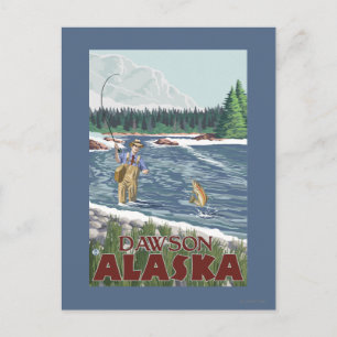 Postal Fly Fisherman - Dawson, Alaska