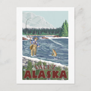 Postal Fly Fisherman - Valdez, Alaska