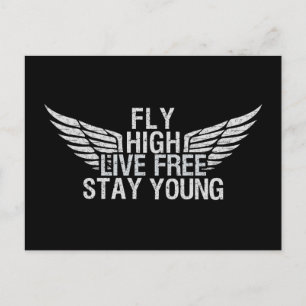 postal FLY HIGH personalizado